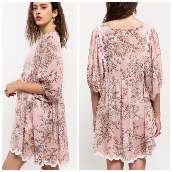 POL Floral Babydoll Tunic - Picture 2 of 7